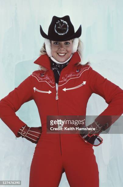 American ice skating champion Lynn-Holly Johnson as Bibi Dahl in the James Bond film 'For Your Eyes Only', 1981.
