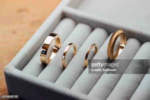 collection of rings - jewelry stock pictures, royalty-free photos & images