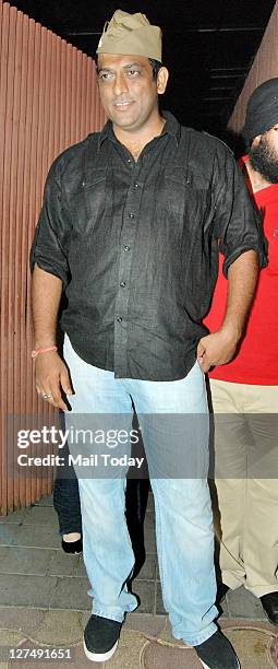 Anurag Basu at Ranbir Kapoor's birthday bash at Aurus, Mumbai on September 27, 2011.