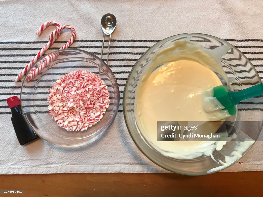 The Ingredients for Making Peppermint Bark