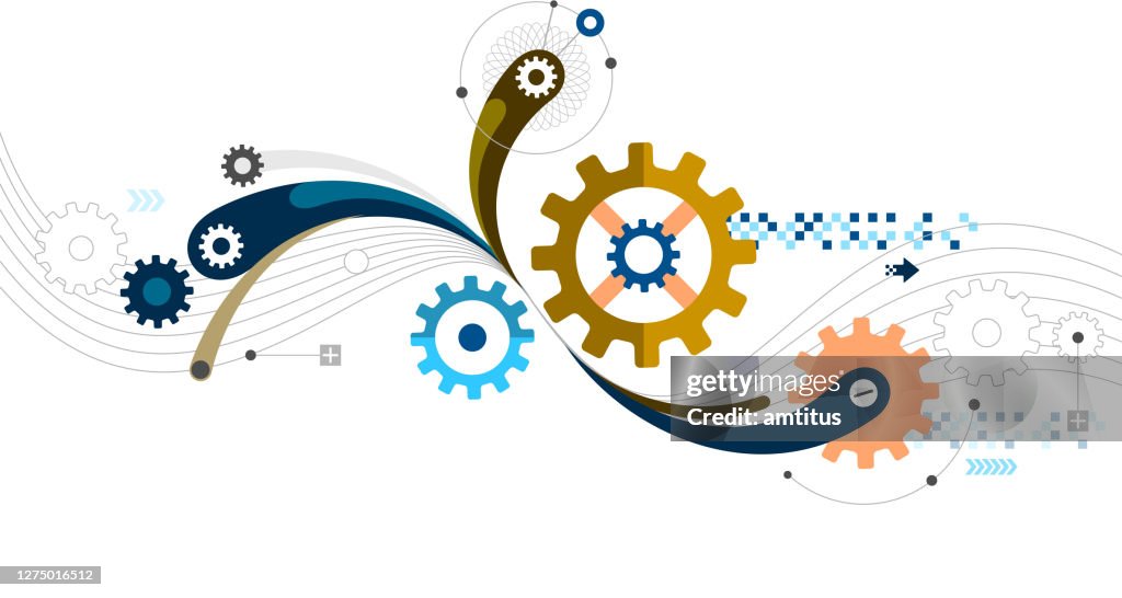 Tech Process Background Technology Process High-Res Vector Graphic - Getty Images