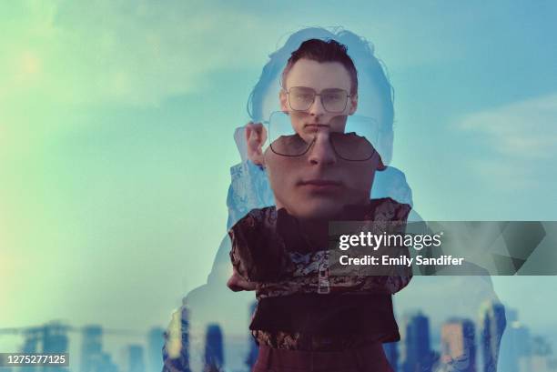 Actor Wyatt Oleff is photographed on February 17, 2020 in Los Angeles.