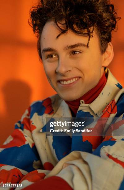 Actor Wyatt Oleff is photographed on February 17, 2020 in Los Angeles.