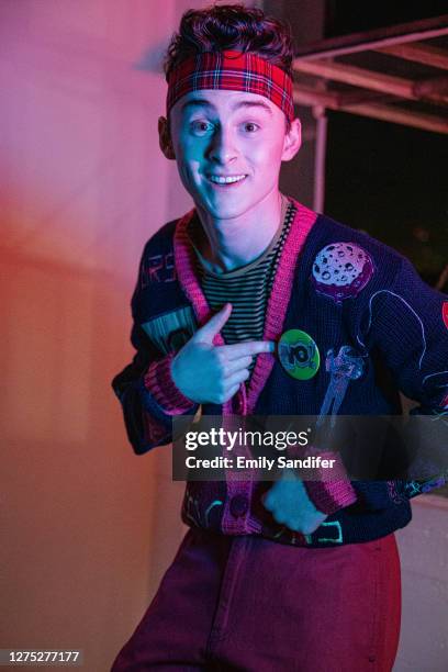 Actor Wyatt Oleff is photographed on February 17, 2020 in Los Angeles.