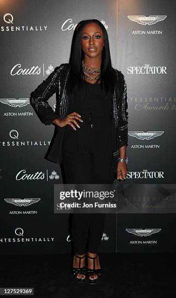 Alexandra Burke attends the Quintessentially Awards at One Marylebone on September 28, 2011 in London, England.