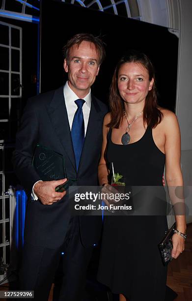 Marcus Wareing & Wife attends the Quintessentially Awards at One Marylebone on September 28, 2011 in London, England.