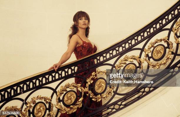 French actress Sophie Marceau stars as Elektra King in the James Bond film 'The World Is Not Enough', 1999.