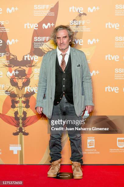 French director Philippe Garrel attends 'Le Sel Des Larmes' photocall during the 68th San Sebastian International Film Festival at the Tabakalera on...