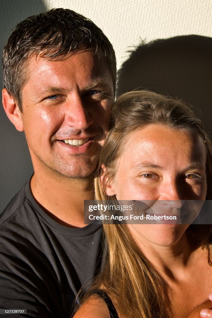 Happy couple smiling