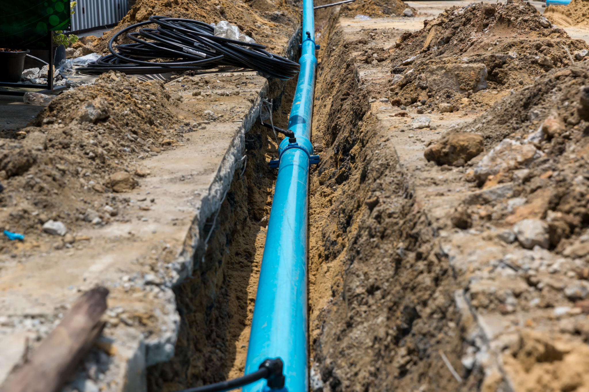 underground pipes