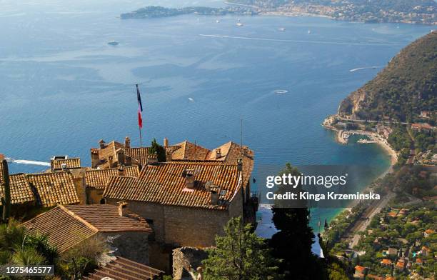 èze village - france - south of france stock-fotos und bilder