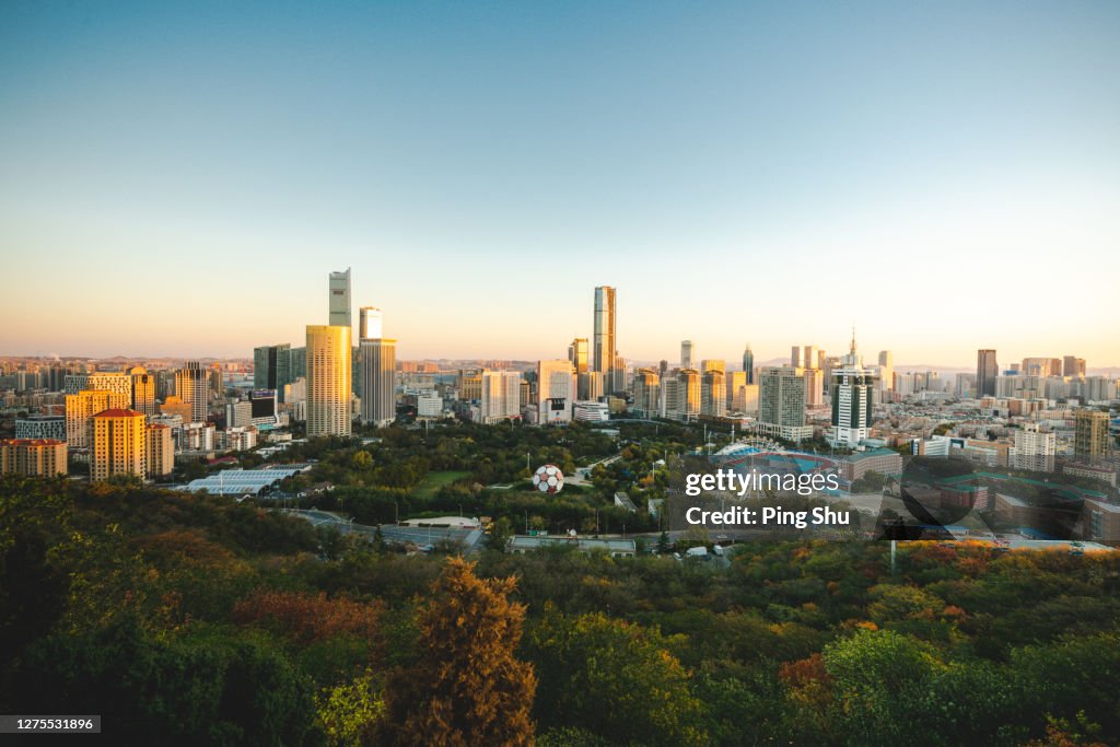 Panorama of Dalian City