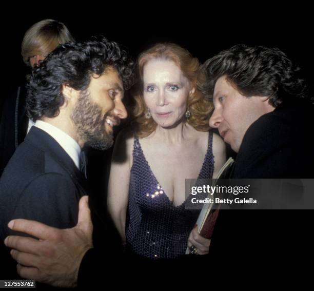 Actress Katherine Hemond, husband David Christian and Robert Walden attend 31st Annual Primetime Emmy Awards on September 9, 1979 at the Pasadena...