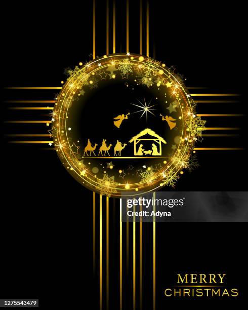 annunciation - prayer circle stock illustrations