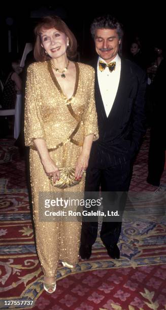 Actress Katherine Helmond and husband David Christian attend Red Ball Benefit for Mary Lee Johnson Institute of NYU on February 13, 1995 at the Plaza...