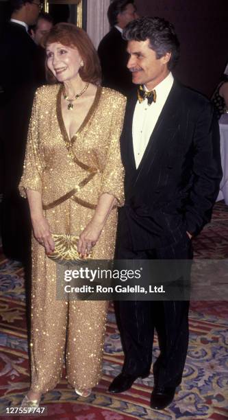 Actress Katherine Helmond and husband David Christian attend Red Ball Benefit for Mary Lee Johnson Institute of NYU on February 13, 1995 at the Plaza...