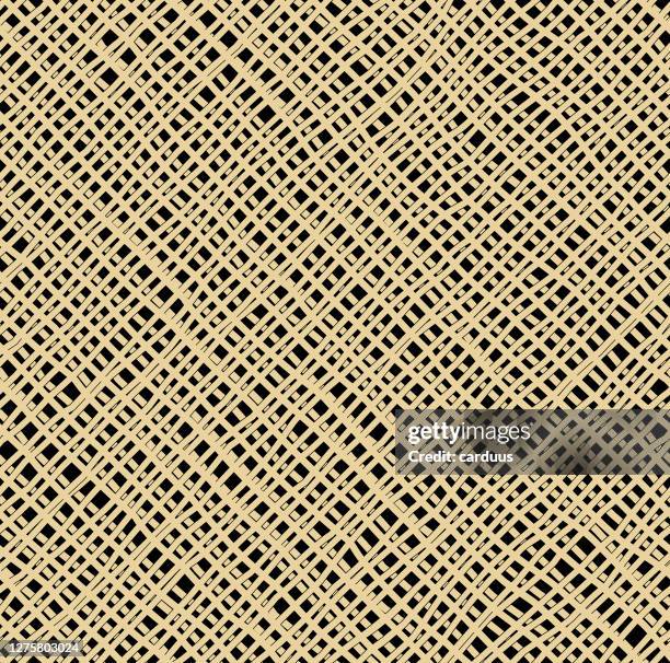 seamless canvas textured pattern - linen texture background stock illustrations