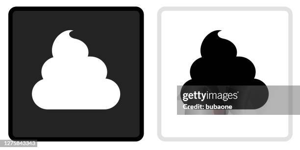 shaving cream icon on black button with white rollover - shaving cream on white stock illustrations