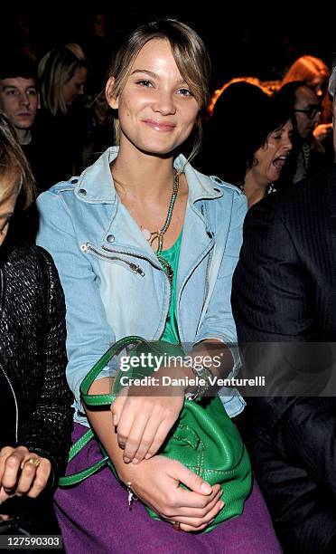 Fiammetta Cicogna attends the Fendi fashion show as part of on Milan Fashion Week Womenswear Autumn/Winter 2011 on February 24, 2011 in Milan, Italy.