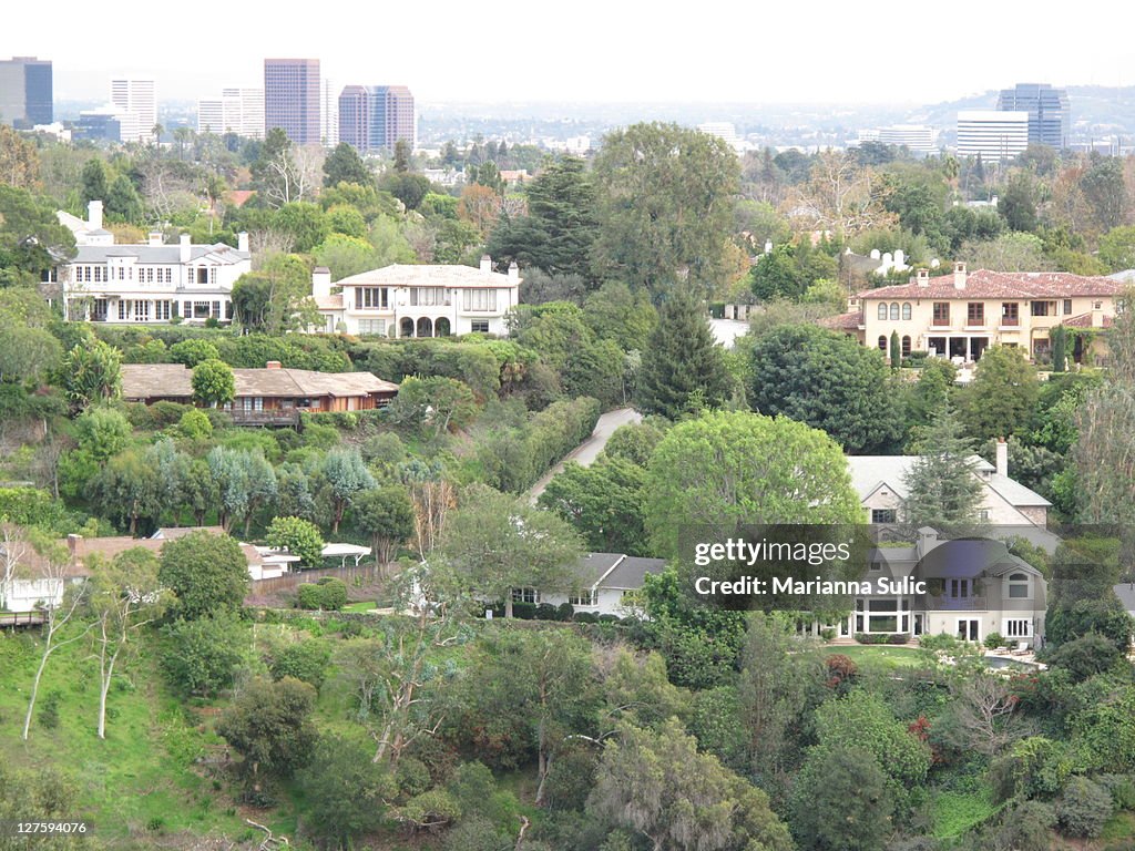 Houses in hills