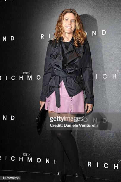 Francesca Versace attends the John Richmond Fashion Show as part of Milan Fashion Week Womenswear Autumn/Winter 2011 on February 23, 2011 in Milan,...
