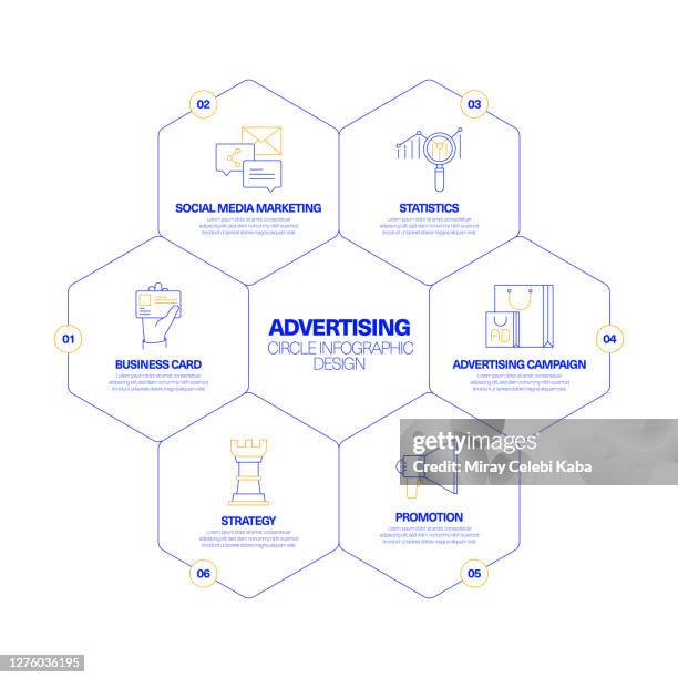 advertising circle infographic design concept - feedback-loop-infographic stock illustrations