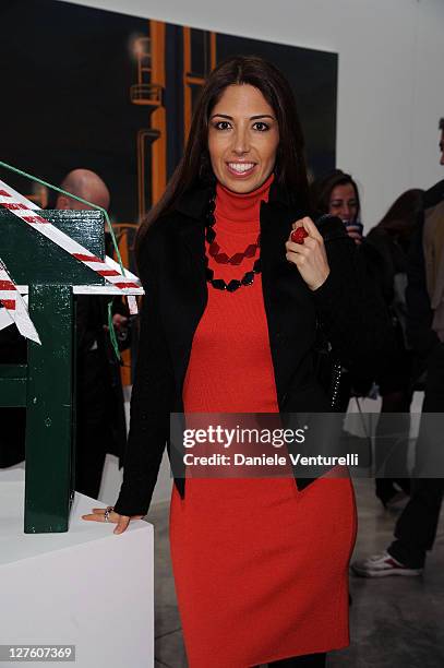 Lavigna Biagiotti attends the Opening Cardi Black Box Gallery during the Milan Fashion Week Womenswear Autumn/Winter 2011 on February 24, 2011 in...