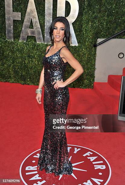Personality Adrianna Costa arrives at the Vanity Fair Oscar party hosted by Graydon Carter held at Sunset Tower on February 27, 2011 in West...