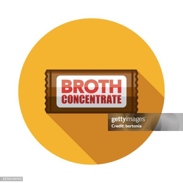 broth meal kit ingredient icon - chicken soup stock illustrations