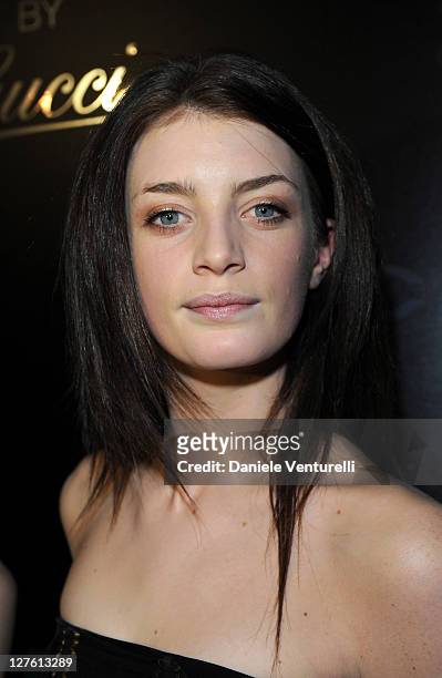 Lola Lennox attend the 500 by Gucci launch party during the Milan fashion week womenswear Autumn/Winter 2011 on February 23, 2011 in Milan, Italy.