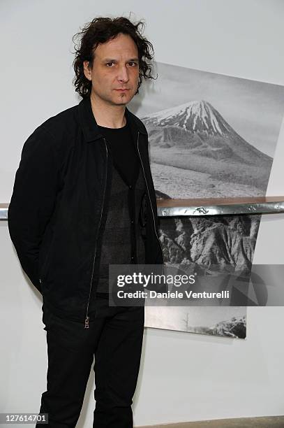 Giuseppe Pietroniro attends the Opening Cardi Black Box Gallery during the Milan Fashion Week Womenswear Autumn/Winter 2011 on February 24, 2011 in...