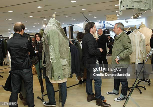 General view at the the launch of Greg Lauren's collection at Barneys New York Beverly Hills on February 26, 2011 in Beverly Hills, California.