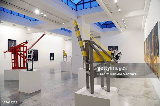 General view of the Opening Cardi Black Box Gallery during the Milan Fashion Week Womenswear Autumn/Winter 2011 on February 24, 2011 in Milan, Italy.