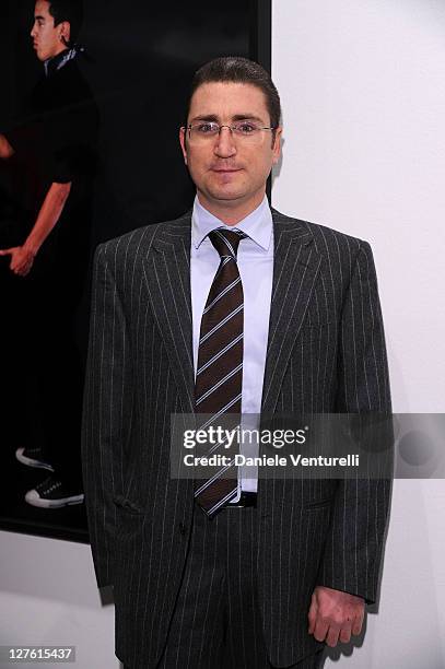 Paolo Enrico Beretta attends the Opening Cardi Black Box Gallery during the Milan Fashion Week Womenswear Autumn/Winter 2011 on February 24, 2011 in...