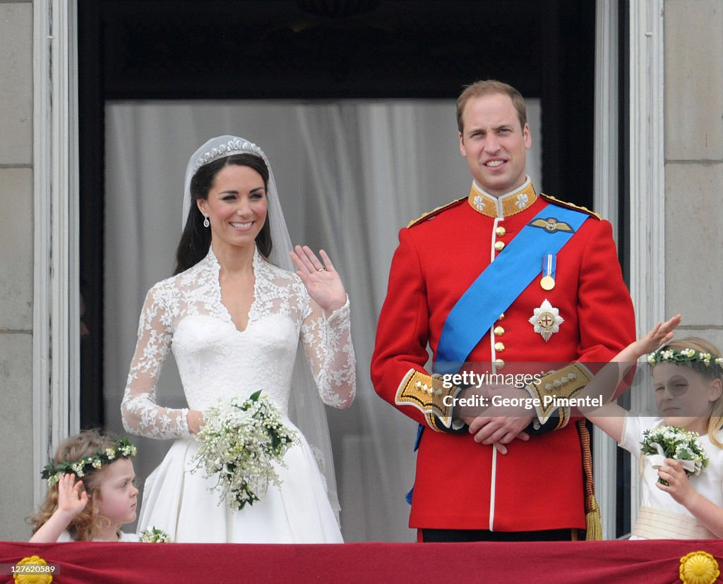 The Wedding of Prince William with Catherine Middleton - Buckingham Palace Balcony