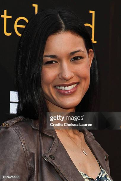 Actress Julia Jones arrives at the "Skateland" premiere at ArcLight Cinemas on May 11, 2011 in Hollywood, California.