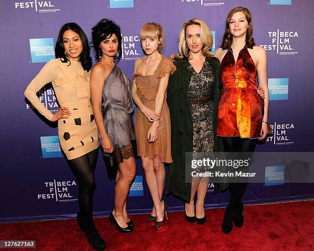 Jay Choi, Katrena Rochell, Antonia Campbell-Hughes, Cynthia Fortune Ryan and Amber Anderson attend the premiere of "The Lotus Eaters" during the 10th...