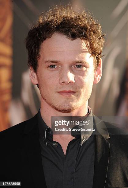 Anton Yelchin attends the "Thor" Los Angeles Premiere at the El Capitan Theatre on May 2, 2011 in Hollywood, California.