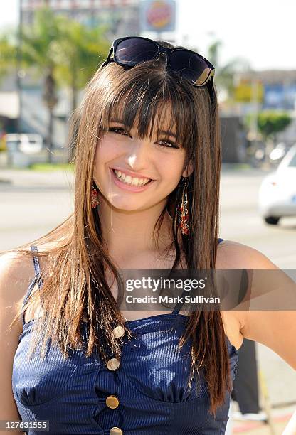 YouTube sensation Rebecca Black at the "Friday" billboard unveiling ceremony celebrating over 100 million YouTube views on April 15, 2011 in Los...