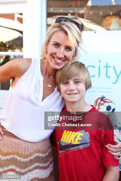 Peter Rocchio Author Lisa Rocchio son Jack Rocchio attend the City Baby LA book ...