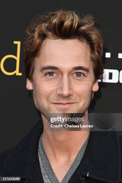 Actor Ryan Eggold arrives at the "Skateland" premiere at ArcLight Cinemas on May 11, 2011 in Hollywood, California.