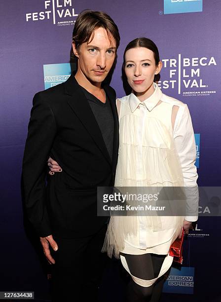 Benn Northover and director Alexandra McGuinness attend the premiere of "The Lotus Eaters" during the 10th annual Tribeca Film Festival at SVA...