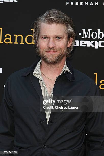 Actor Todd Lowe arrives at the "Skateland" premiere at ArcLight Cinemas on May 11, 2011 in Hollywood, California.