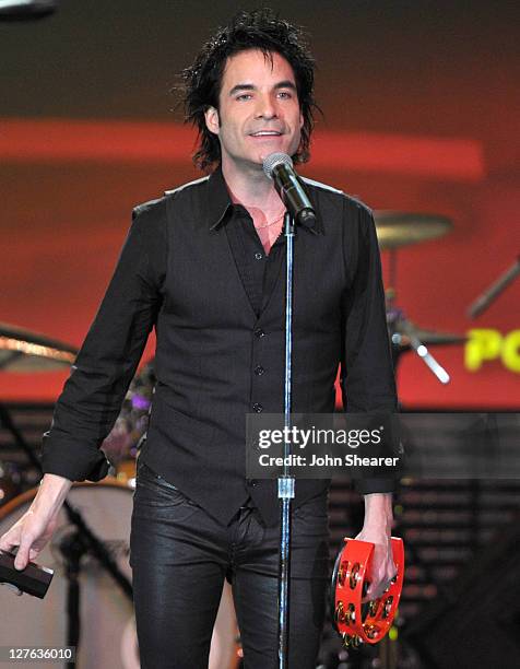 Patrick Monahan of Train performs at the 28th Annual ASCAP Pop Music Awards at the Grand Ballroom at Hollywood & Highland Center on April 27, 2011 in...