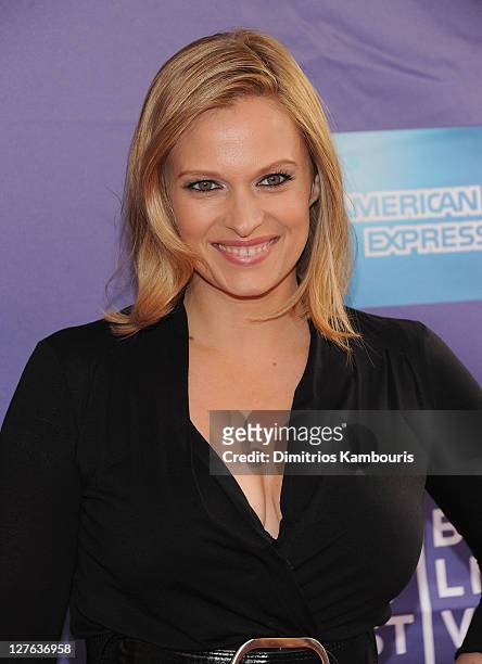 Vinessa Shaw attends the premiere of "Puncture" during the 10th annual Tribeca Film Festival at the SVA Theater on April 21, 2011 in New York City.