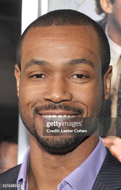 Actor Isaiah Mustafa arrives at "The Lincoln Lawyer" Los Angeles screening held at ArcLight Cinemas on March 10, 2011 in Hollywood, California.