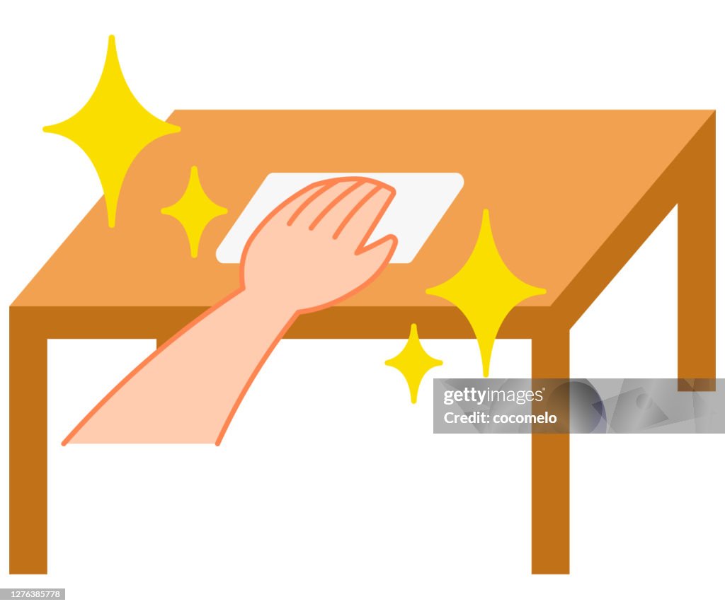 Cleaning Table High-Res Vector Graphic - Getty Images