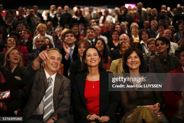 Francois Rebsamen, Segolene Royal, Laurence Rossignol.