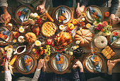 Thanksgiving celebration traditional dinner concept
