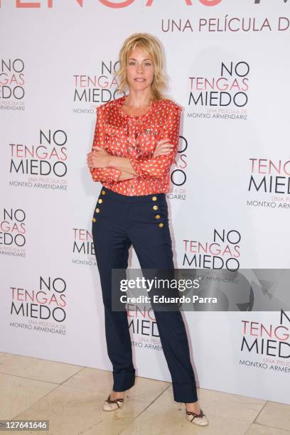 Belen Rueda attends No tengas Miedo photocall at Princesa cinema on April 25, 2011 in Madrid, Spain.